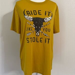 Graphic Mustard T-Shirt